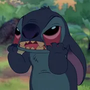 Stitch pulling eyelids out of desperation